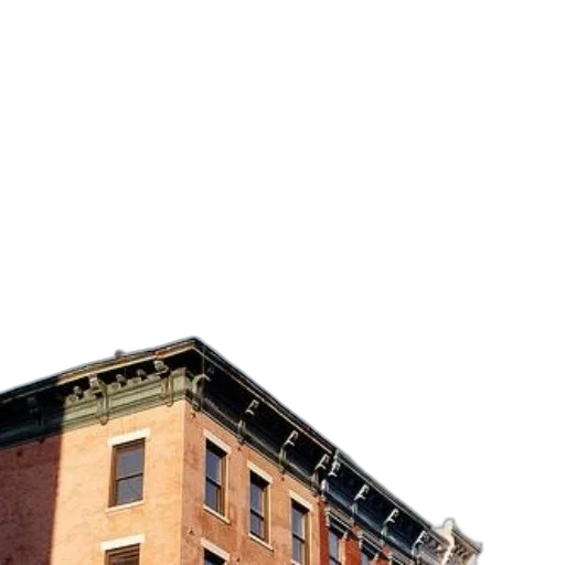 building, furniture, umbrella, staff, 3d render, photorealistic, concept art, city street transparent PNG cut-out