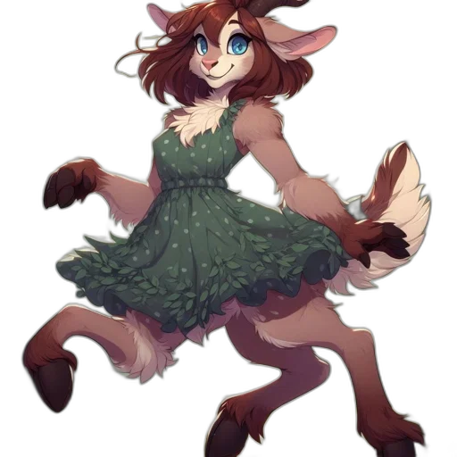 dress, creature, animal, staff, watercolor, concept art, pixel art, fantasy art transparent PNG cut-out