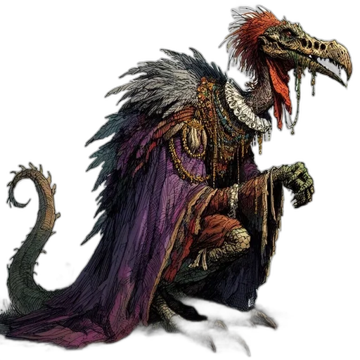 dragon, creature, animal, staff, concept art, fantasy art, 3d render, photorealistic transparent PNG cut-out