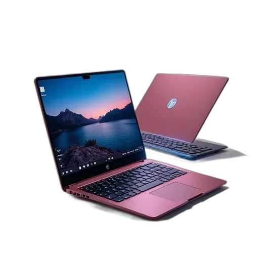3d render, specbook, dual, screen transparent PNG cut-out