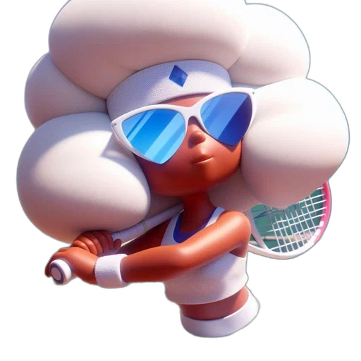 robot, face, staff, jacket, 3d render, vaporwave, concept art, cartoon transparent PNG cut-out