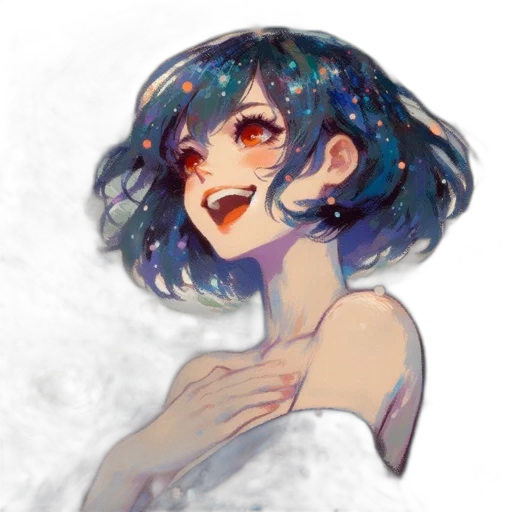 mask, face, creature, crown, watercolor, anime, pixel art, concept art transparent PNG cut-out