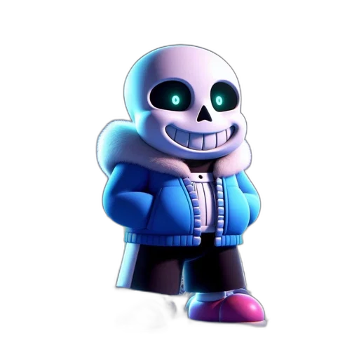 jacket, robot, creature, staff, 3d render, concept art, pixel art, cartoon transparent PNG cut-out