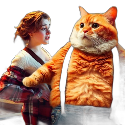 animal, creature, dress, photorealistic, concept art, fantasy art, 3d render, fire transparent PNG cut-out