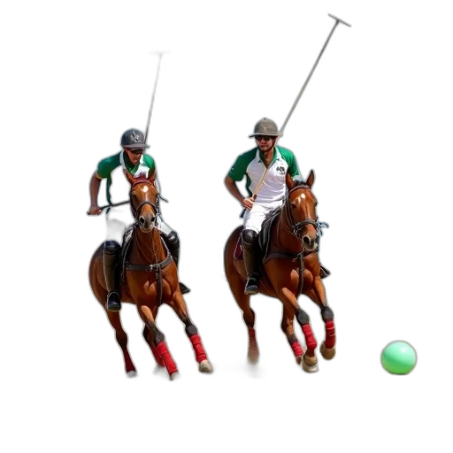 staff, polo, match, taking, place, sandy, beach, two transparent PNG cut-out