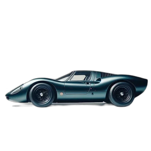 car, concept art, photorealistic, 3d render, dark, green, aerodynamic, sports transparent PNG cut-out
