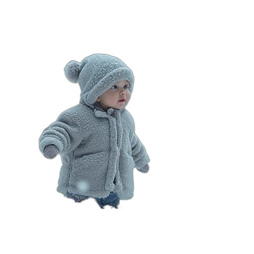 jacket, creature, 3d render, photorealistic transparent PNG cut-out