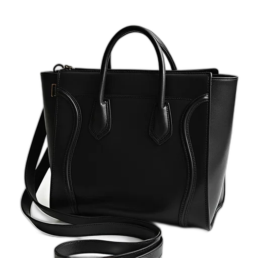 monochrome, dark, celine, shoulder transparent PNG cut-out
