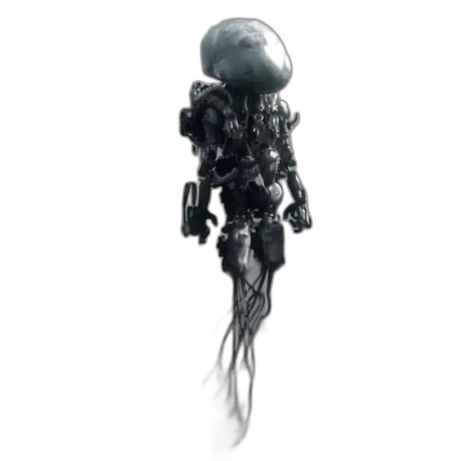 robot, weapon, creature, staff, concept art, 3d render, pixel art, fantasy art transparent PNG cut-out