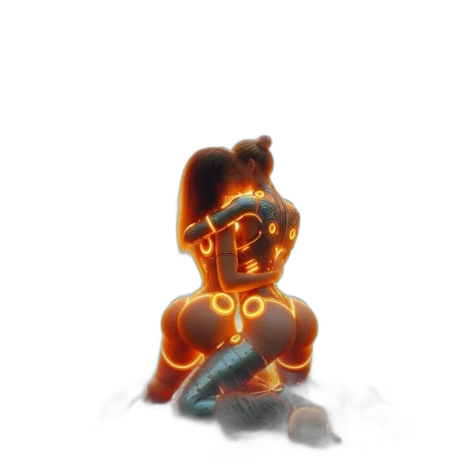 robot, mask, creature, jewelry, 3d render, concept art, pixel art, fantasy art transparent PNG cut-out