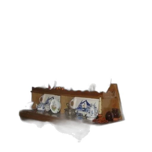 mask, furniture, bottle, 3d render, concept art, watercolor, photorealistic, wooden transparent PNG cut-out