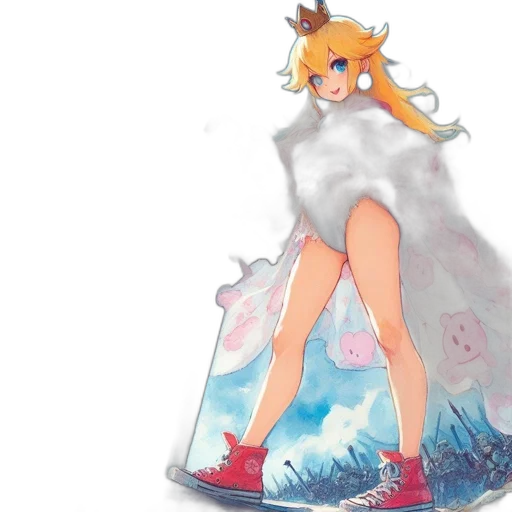dress, concept art, fantasy art, pixel art, anime, underwater, animated, woman transparent PNG cut-out