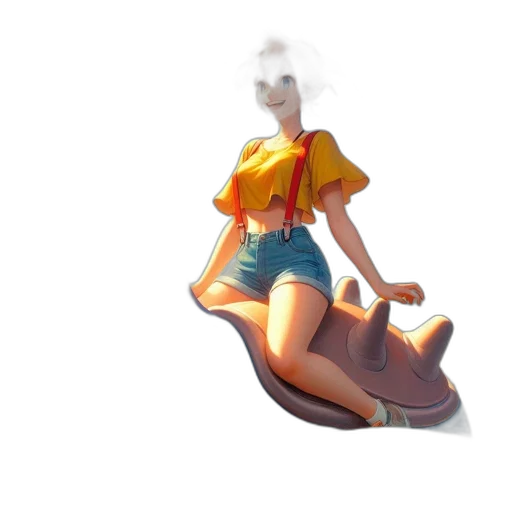 shoes, robot, dress, furniture, 3d render, concept art, vaporwave, fantasy art transparent PNG cut-out