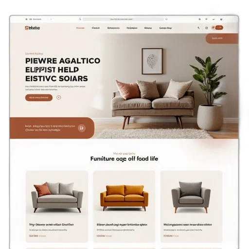 furniture, 3d render, earth tones, golden transparent PNG cut-out