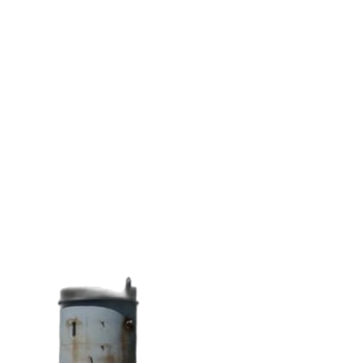 bottle, robot, building, weapon, 3d render, concept art, photorealistic, pixel art transparent PNG cut-out