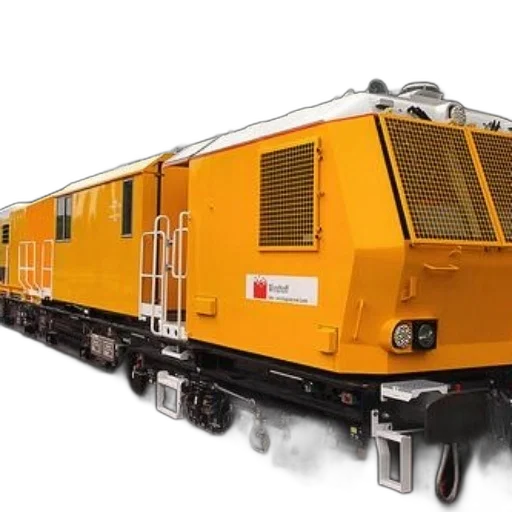 3d render, bright, yellow, train, word, birchall, parked, track transparent PNG cut-out