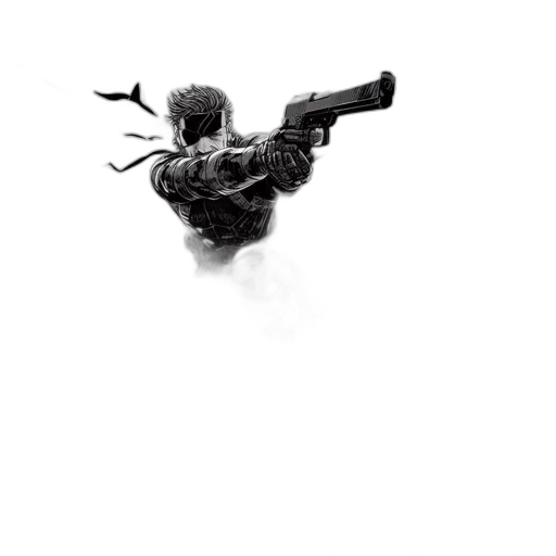 weapon, robot, sword, animal, concept art, comic book art, 3d render, pixel art transparent PNG cut-out