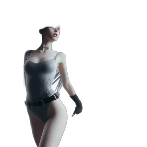dress, robot, jacket, 3d render, concept art, photorealistic, cyberpunk, underwater transparent PNG cut-out