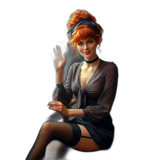 dress, staff, jacket, face, concept art, pixel art, fantasy art, 3d render transparent PNG cut-out