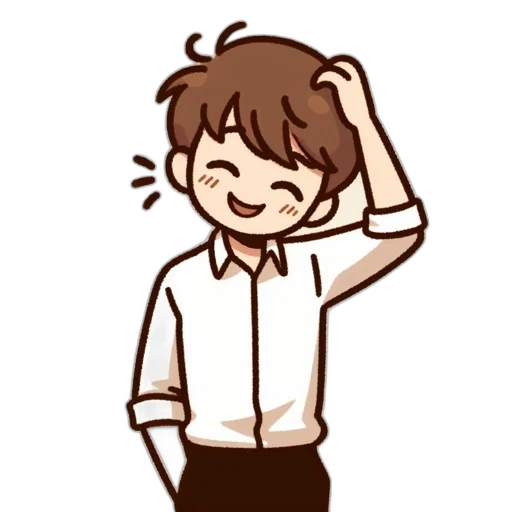 staff, cartoon, anime, pixel art, concept art, monochrome, animated, male transparent PNG cut-out