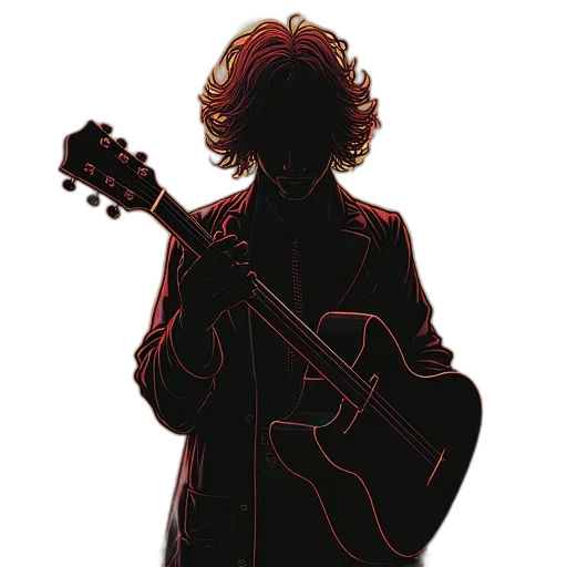 jacket, hair, cartoon, comic book art, concept art, pixel art, red, cover transparent PNG cut-out