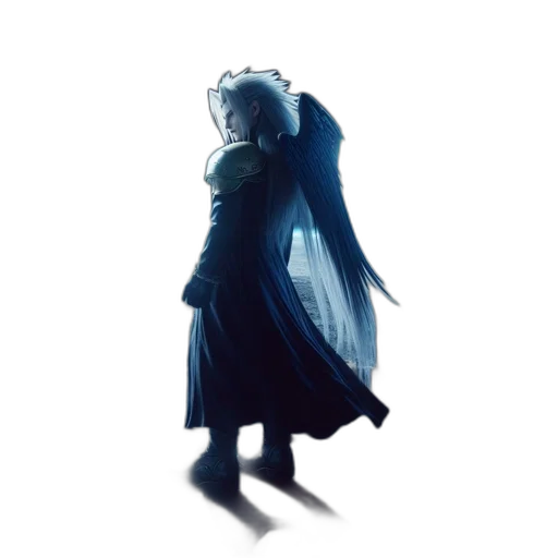 dress, jacket, mask, creature, concept art, pixel art, fantasy art, watercolor transparent PNG cut-out