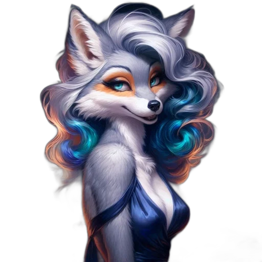 staff, face, animal, dress, fantasy art, concept art, watercolor, pixel art transparent PNG cut-out