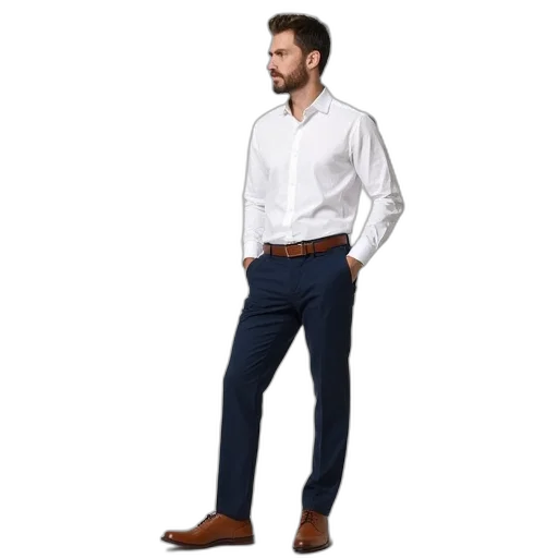 jacket, staff, male, model transparent PNG cut-out