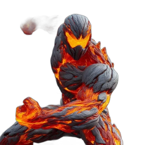 dragon, mask, creature, concept art, 3d render, fantasy art, pixel art, fire transparent PNG cut-out
