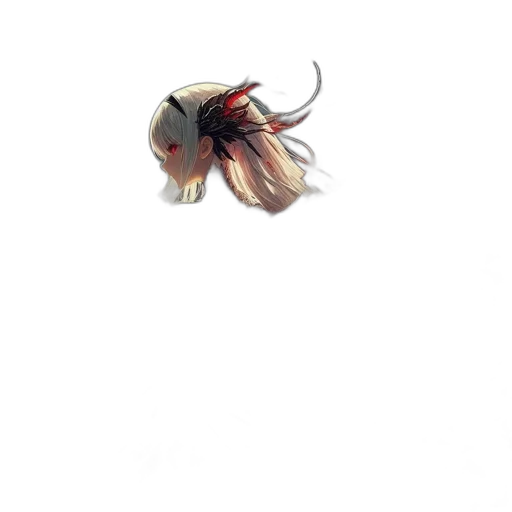 animal, creature, hair, staff, 3d render, photorealistic, concept art, watercolor transparent PNG cut-out