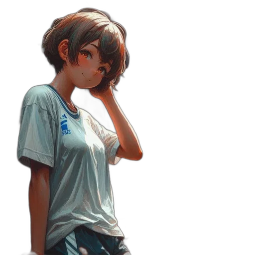 dress, face, jacket, staff, anime, concept art, photorealistic, pixel art transparent PNG cut-out
