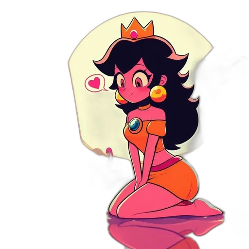 crown, jewelry, dress, staff, concept art, cartoon, pixel art, fantasy art transparent PNG cut-out