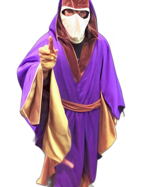 staff, jacket, mask, dress transparent PNG cut-out