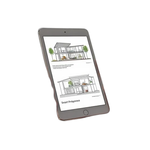 building, 3d render, smart, home transparent PNG cut-out
