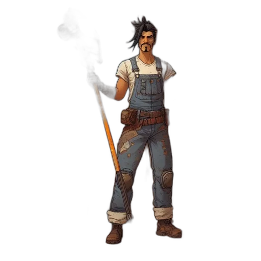 staff, weapon, sword, concept art, fantasy art, pixel art, 3d render, fire transparent PNG cut-out