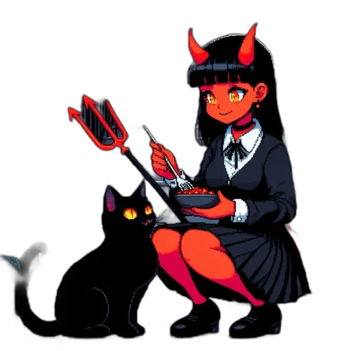 staff, weapon, hat, creature, concept art, pixel art, anime, fantasy art transparent PNG cut-out