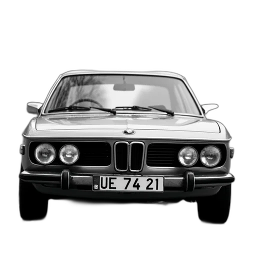 car, photorealistic, 3d render, concept art, pencil sketch, black, white, image transparent PNG cut-out