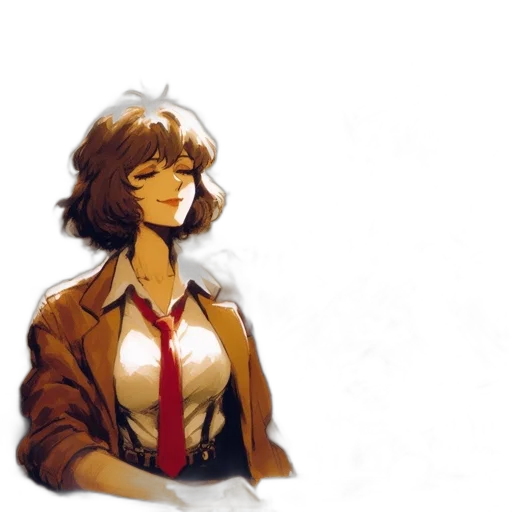 jacket, staff, face, robot, concept art, watercolor, pixel art, comic book art transparent PNG cut-out