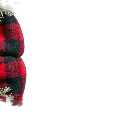 hat, jacket, crown, dress, 3d render, plaid, checkered, christmas transparent PNG cut-out