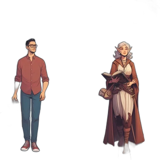 staff, concept art, fantasy art, pixel art, comic book art, earth tones, dark, monochrome transparent PNG cut-out