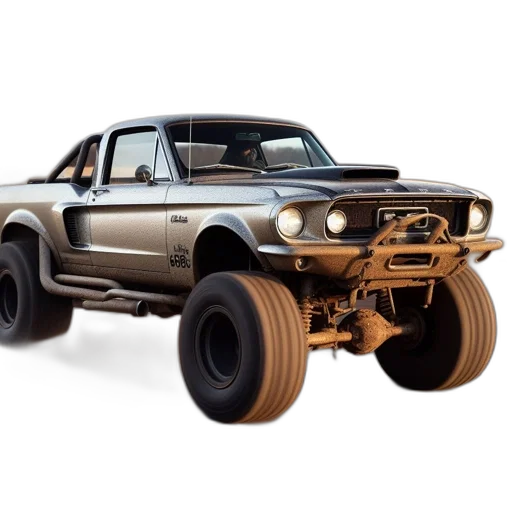 car, 3d render, photorealistic, concept art, classic, large, off-road, tires transparent PNG cut-out
