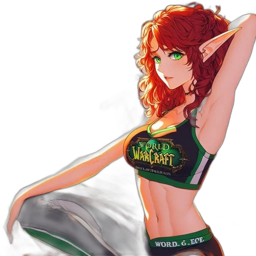dress, jacket, fantasy art, concept art, pixel art, anime, green, animated transparent PNG cut-out