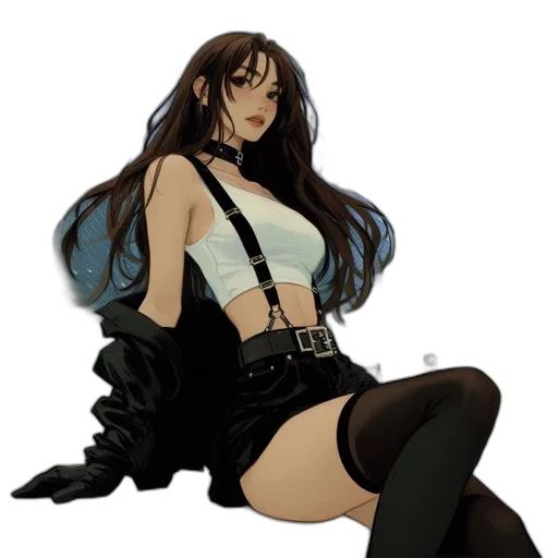 dress, concept art, pixel art, anime, fantasy art, dark, blue, monochrome transparent PNG cut-out