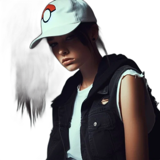 jacket, hat, creature, staff, concept art, photorealistic, pixel art, fantasy art transparent PNG cut-out