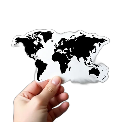 staff, 3d render, photorealistic, hand transparent PNG cut-out