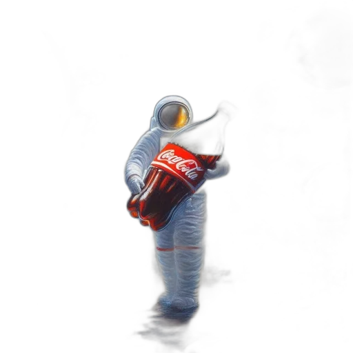 robot, bottle, staff, animal, concept art, 3d render, pixel art, photorealistic transparent PNG cut-out