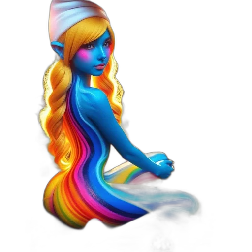 dress, hair, hat, crown, fantasy art, concept art, pixel art, 3d render transparent PNG cut-out