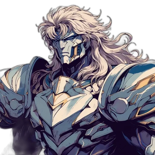 mask, face, anime, fantasy art, comic book art, concept art, blue, individual transparent PNG cut-out
