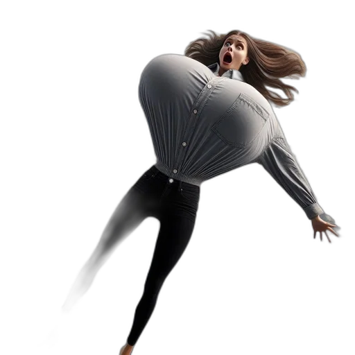 jacket, dress, hair, creature, concept art, 3d render, photorealistic, woman transparent PNG cut-out