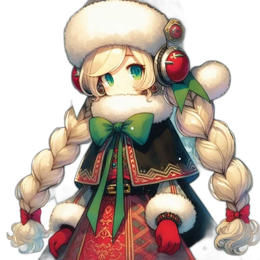 staff, hat, dress, weapon, pixel art, concept art, fantasy art, 3d render transparent PNG cut-out